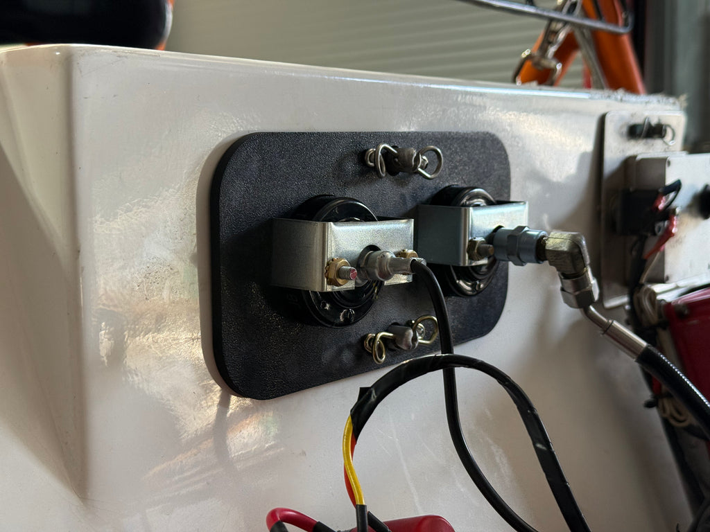 Carbon Fiber Stewart Warner Gauge Panel