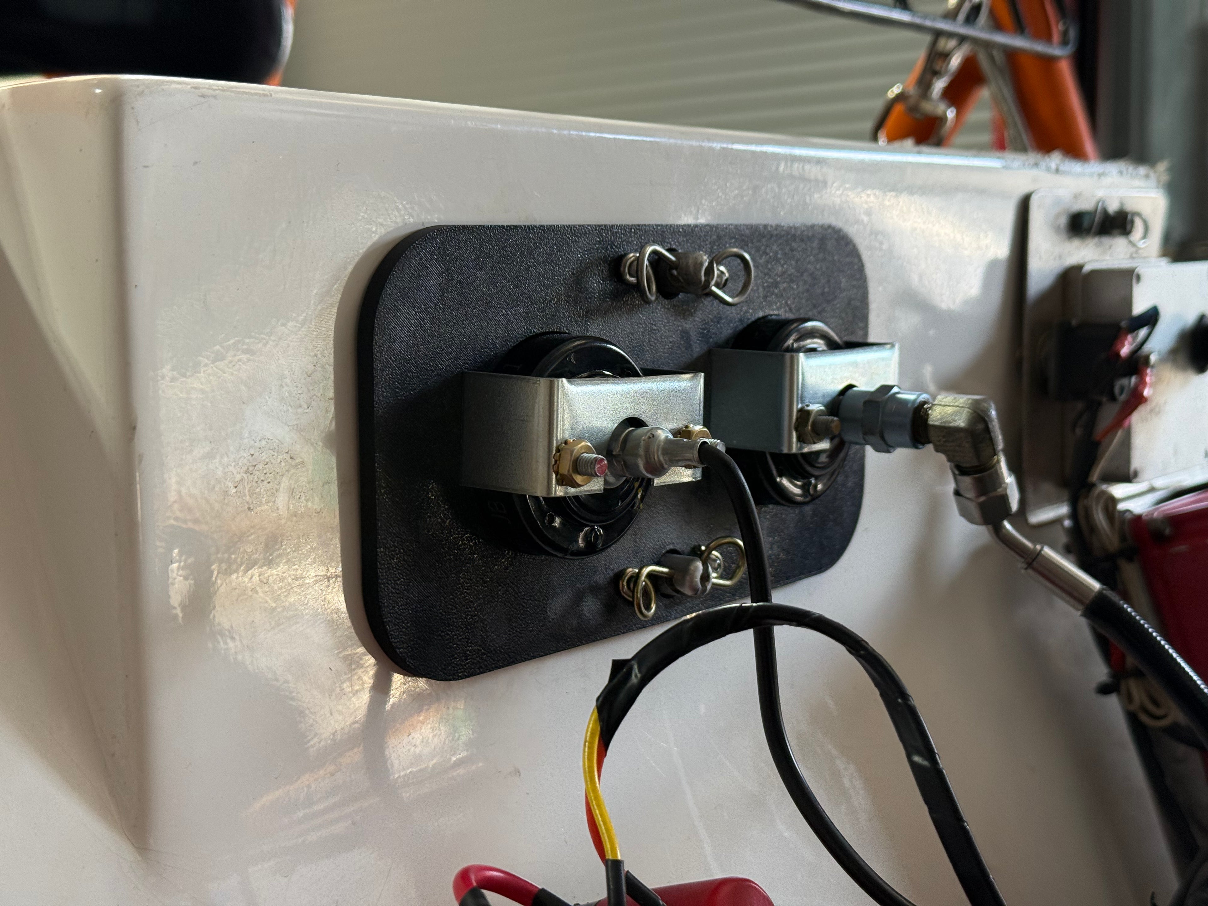 Carbon Fiber Stewart Warner Gauge Panel